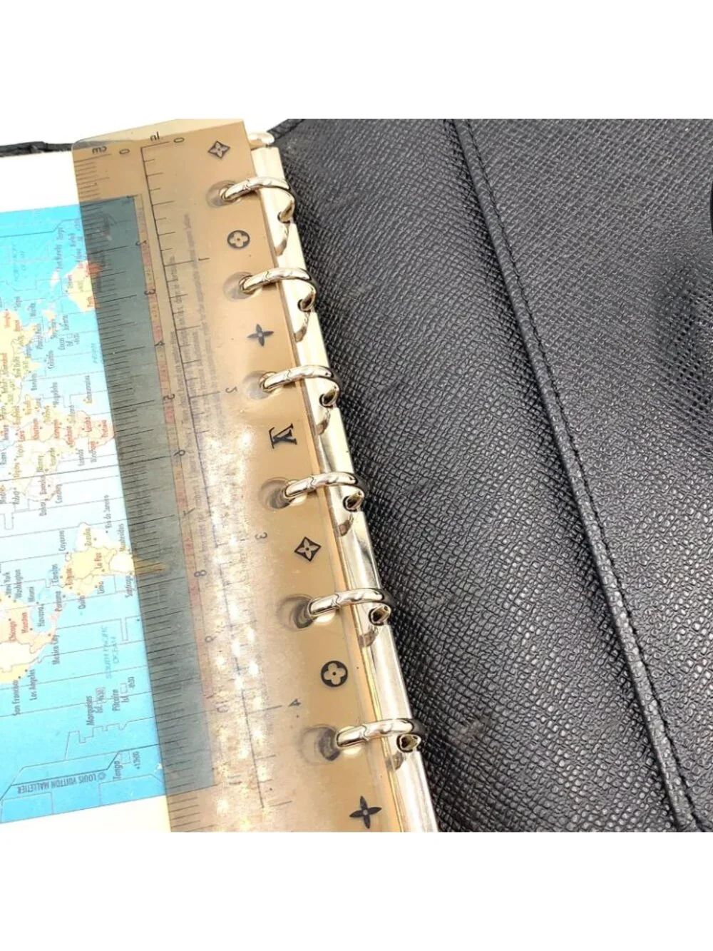 Louis Vuitton Epi Agenda PM Leather Black Notebook Cover